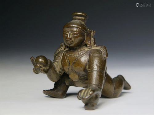 Eastern Indian Bronze Balakrishna