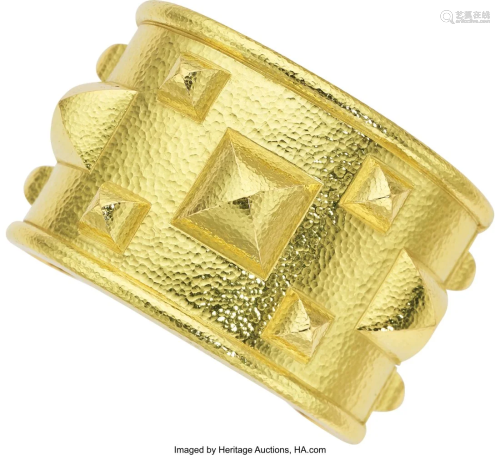 55023: David Webb Gold Bracelet Metal: 18k gold Marke