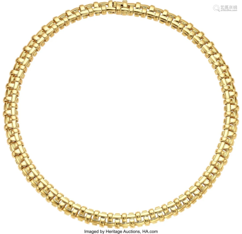 55036: Tiffany & Co. Gold Necklace Metal: 18k gold Ma