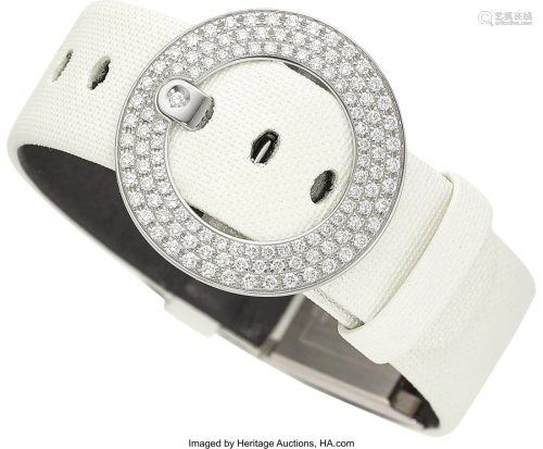 55115: Baume & Mercier Diamond, Mother-of-Pearl, White