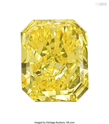 55187: Unmounted Fancy Vivid Yellow Diamond Diamond: R