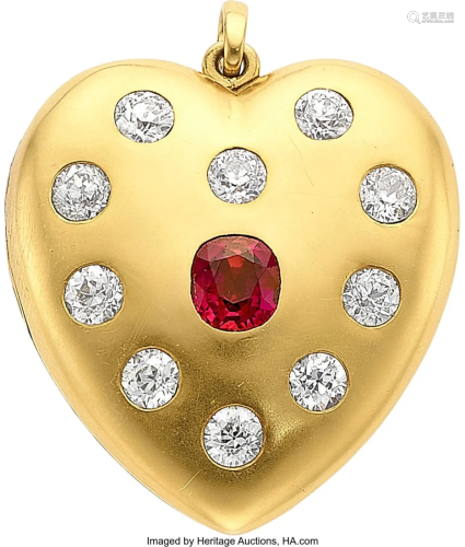 55191: Mermod & Jaccard Victorian Ruby, Diamond, Gold