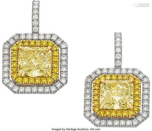 55277: Fancy Light Yellow Diamond, Diamond, Colored Di