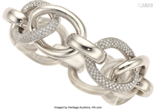 55379: Nicolis Cola Diamond, White Gold Bracelet Ston