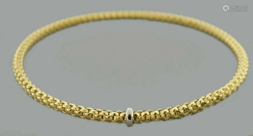 NEW 14K YELLOW GOLD LADIES STRETCHABLE BANGLE BRACELET