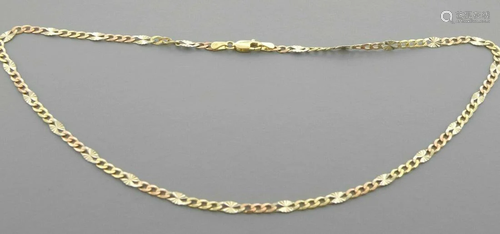 NEW 14K TRI COLOR GOLD FIGARO STAR CHAIN NECKLACE