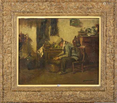 Tableaux VAN LOOY Jan (1882 - 1971) Huile sur toile "L&...