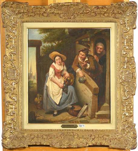 Tableaux VERHEYDEN François (1806 - 1890) Huile sur panneau ...