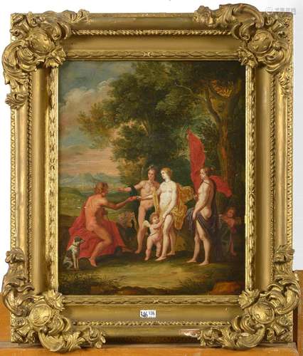 Tableaux ROTTENHAMMER Johann Hans (1564 - 1625) Huile sur pa...