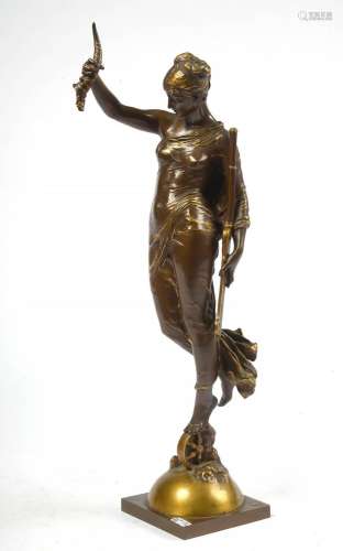 Sculptures MOREAU-VAUTHIER Paul (1871 - 1936) "Allégori...