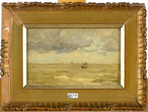 Tableaux LE MAYEUR Adrien (1844 - 1923) Huile sur panneau &q...