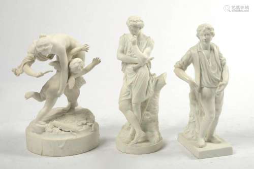 Sculptures CYFFLE Paul - Louis (1724 - 1806) Lot de trois co...