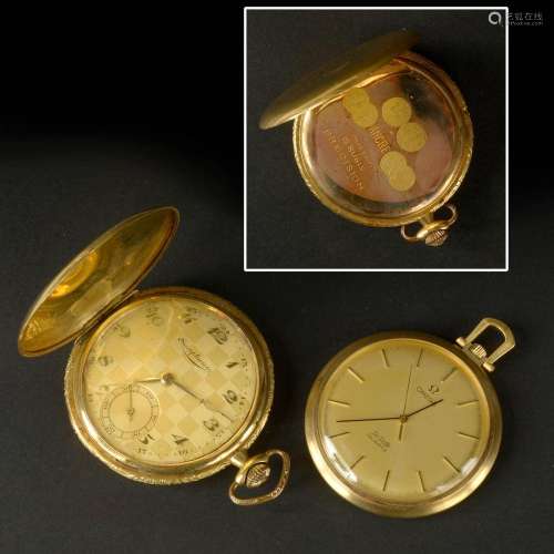 Horlogerie Deux montres gousset en or jaune 18 carats de mar...