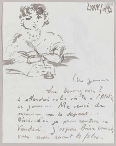 Jacques TRUPHEMUS (1922-2017)Lettre autographe de Jacques Tr...