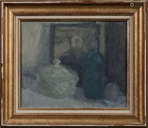 Alain CHEVRETTE (Né en 1947)Nature morte dans l'atelier....