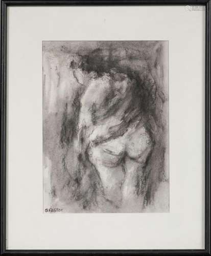 Gilbert PASTOR (1932-2015).Femme nue.Lavis sur papier.Signé ...