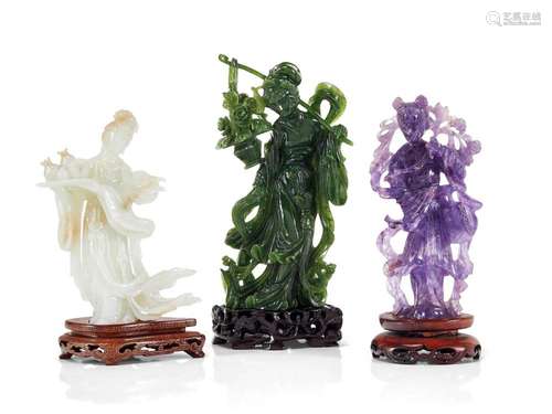 TRE SCULTURE CINA, XX SECOLO - THREE SCULPTURES CHINA, 20TH ...