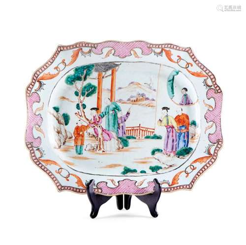 VASSOIO CINA, FINE XVIII SECOLO - TRAY CHINA, END OF THE 18T...