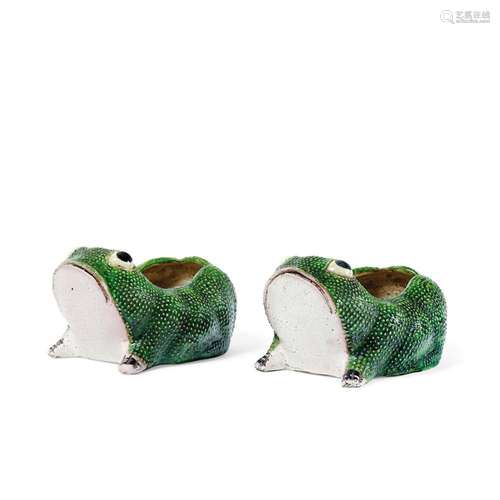 DUE RANE CINA, XIX SECOLO - PAIR OF FROGS CHINA, 19TH CENTUR...