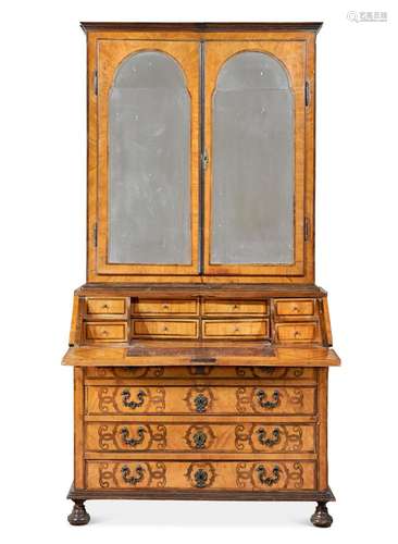 CASSETTONE A RIBALTA CON ALZATA - BUREAU CABINET