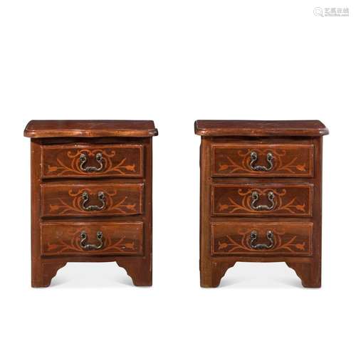 COPPIA DI COMODINI - PAIR OF BEDSIDE TABLES