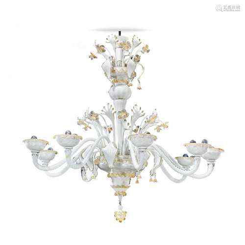 LAMPADARIO MURANO, XX SECOLO - CHANDELIER MURANO, 20TH CENTU...