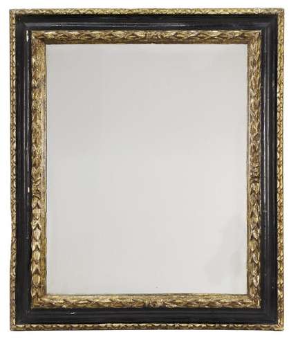 CORNICE CON SPECCHIO XIX-XX SECOLO - FRAME WITH MIRROR 19TH-...