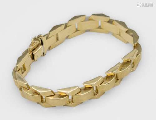 14 kt gold bracelet, YG 585/000