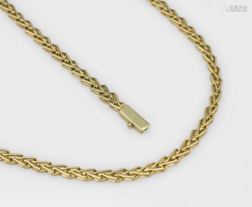 14 kt gold necklace, YG 585/000