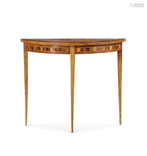 CONSOLE A MEZZALUNA XX SECOLO - DEMI-LUNE CONSOLE 20TH CENTU...