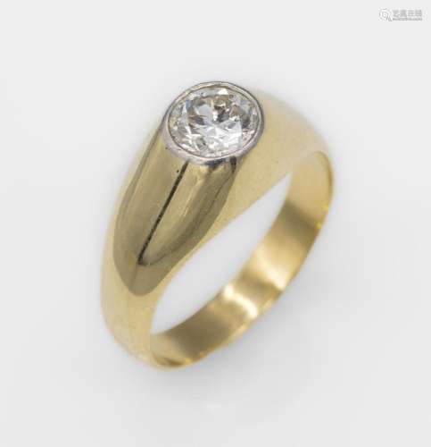 14 kt gold diamond-ring