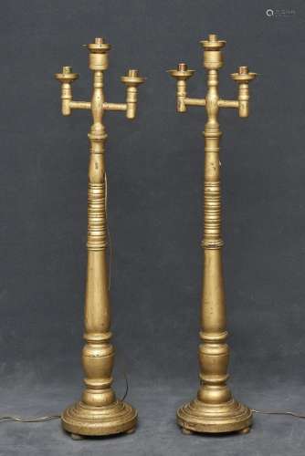 COPPIA DI LAMPADE DA TERRA - PAIR OF FLOOR LAMPS