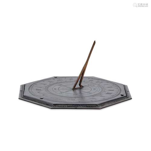 MERIDIANA DA TAVOLO JAMES WALSH, XIX SECOLO - TABLE SUNDIAL ...