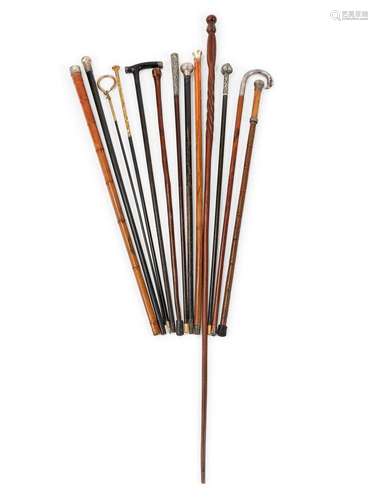 GRUPPO DI BASTONI XIX-XX SECOLO - GROUP OF STICKS 19TH-20TH ...