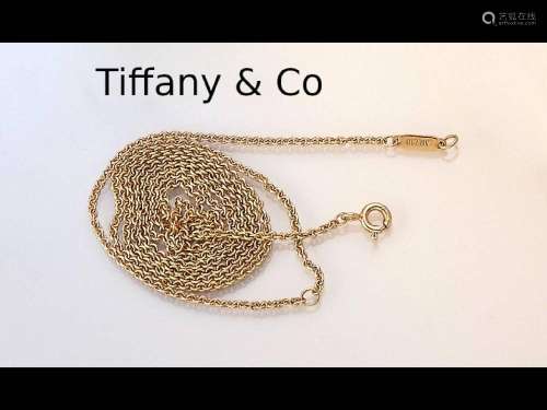 18 kt gold TIFFANY & CO chain