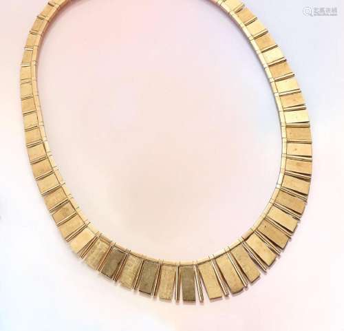 14 kt gold necklace,