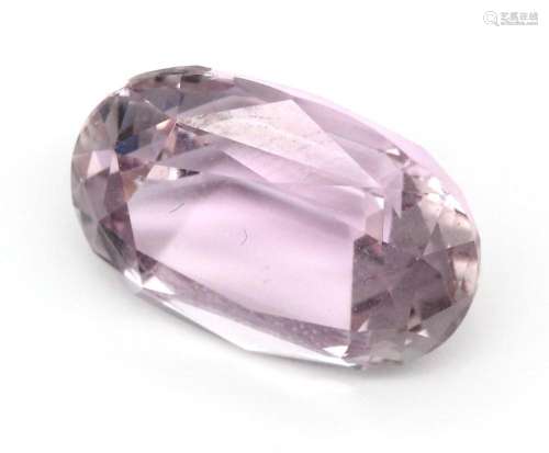 Loose bevelled kunzite