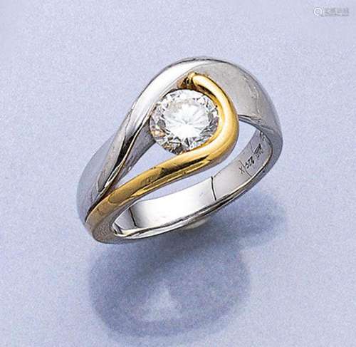 18 kt gold brilliant-ring