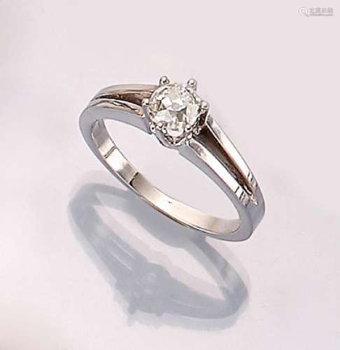14 kt gold diamond-solitaire-ring