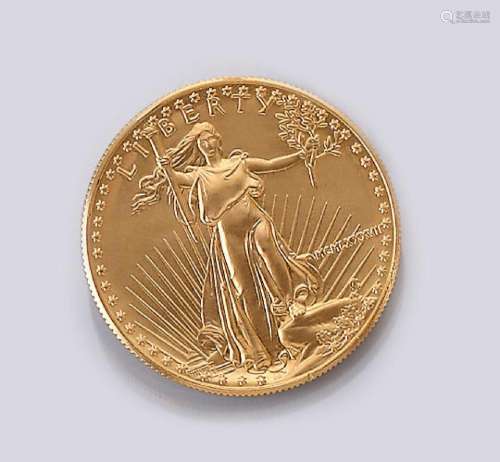 Gold coin 50 Dollar
