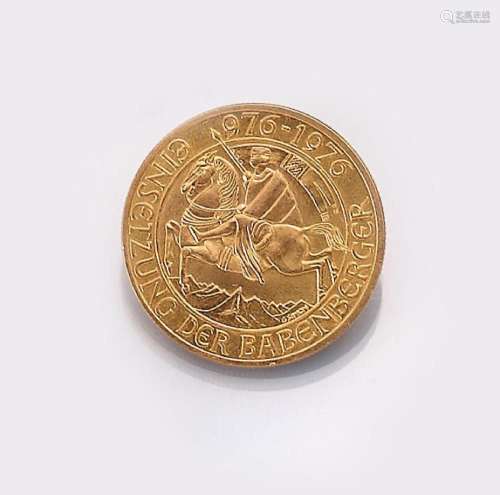 Gold coin 1000 Schilling