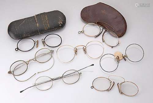 Lot of glasses, approx. 1890/1910