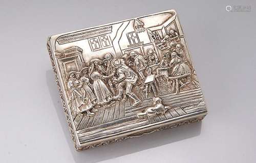 Decoration box, 800 silver