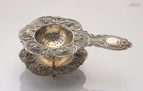 Tea strainer, silver 830, german approx. 1910,probably