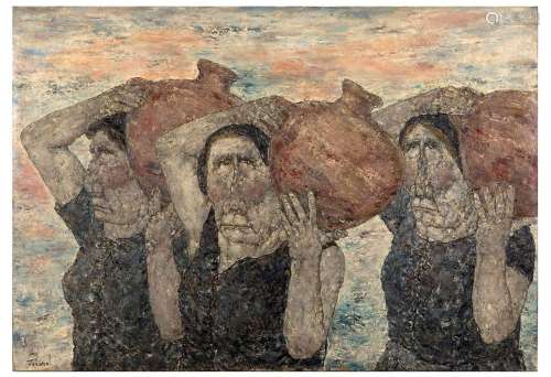 AKIRA TANAKA (1918-1982) Les vases, 1980