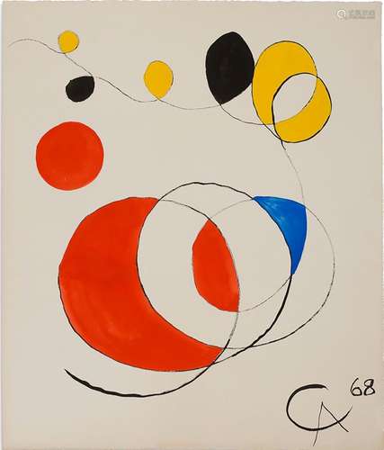 ALEXANDER CALDER (1898-1976) Sans titre, 1968