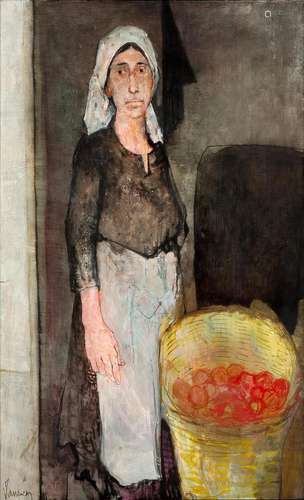 JEAN JANSEM (1920-2013) Femme au panier, 1973