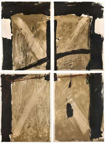 ANTONI TAPIES (1923-2012) Deux x, 1967