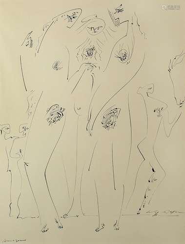 ANDRÉ MASSON (1896-1987) Amazones, 1965