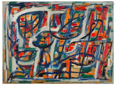 ELVIRE JAN (1904-1996) Sans titre, 1952